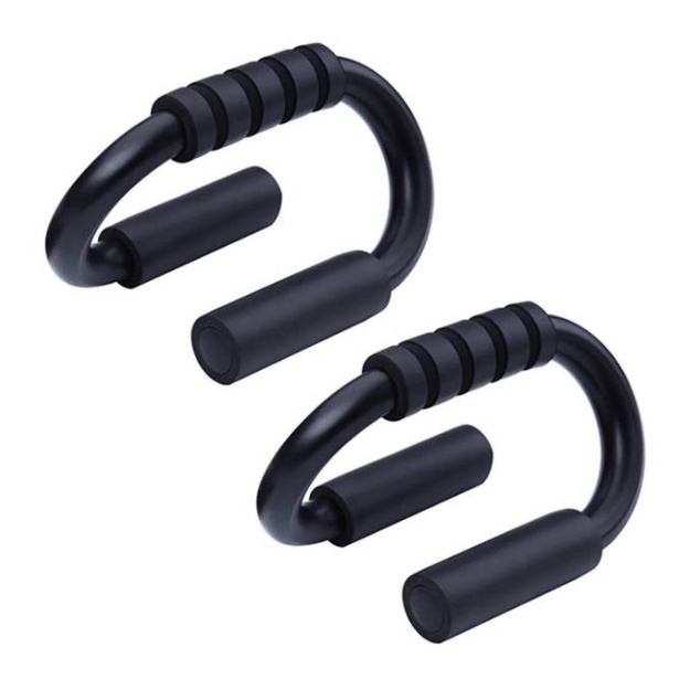 Serbagrosirmurah Push Up Handle Fitness Pushup Handles Model S Alat Bantu Gym Bar Rumah