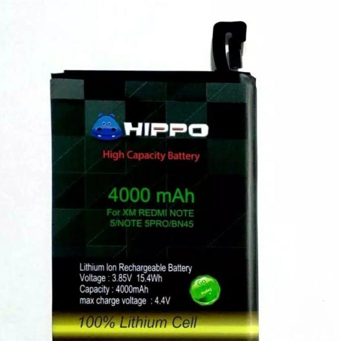Baterai Battery Batrai Batre Hippo BN45 Xiaomi Redmi Note 5 Pro BN 45