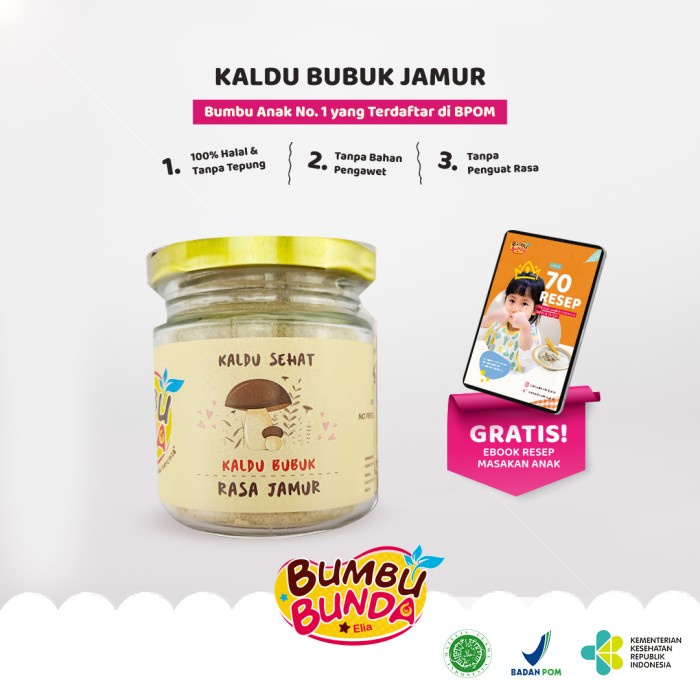 

Bumbu Bunda By Elia Kaldu Jamur Non Msg Non Pengawet Non Gulgar
