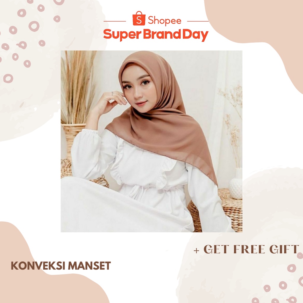 JILBAB BELLA SQUARE TERMURAH / KERUDUNG SEGI EMPAT / GROSIR BELLA SQUARE