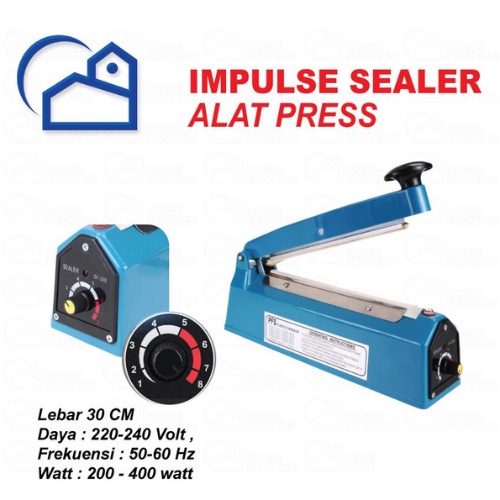 impulse sealer 20cm / 30cm alat press perekat plastik 8300 8200 / alat press plastik