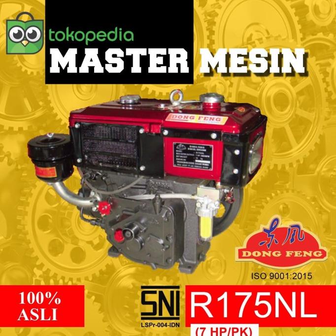 Mesin Diesel DONGFENG R175NL (Radiator Lampu) (7HP/PK) selalu promo