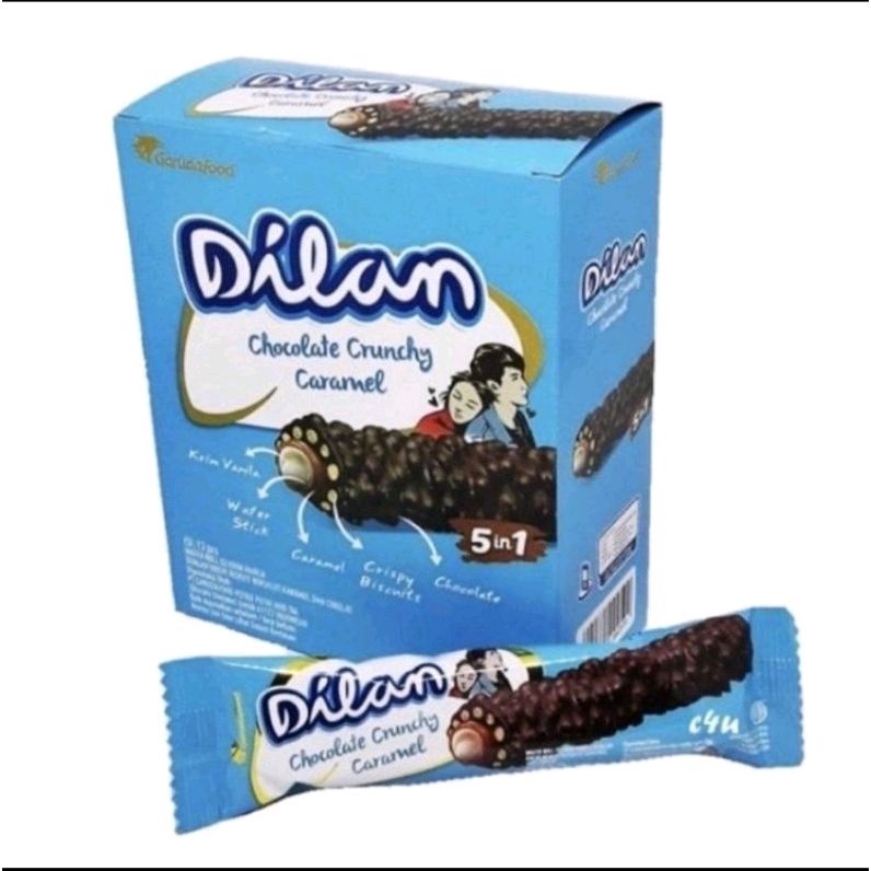 

Dilan chocolate crunchy caramel wafer box