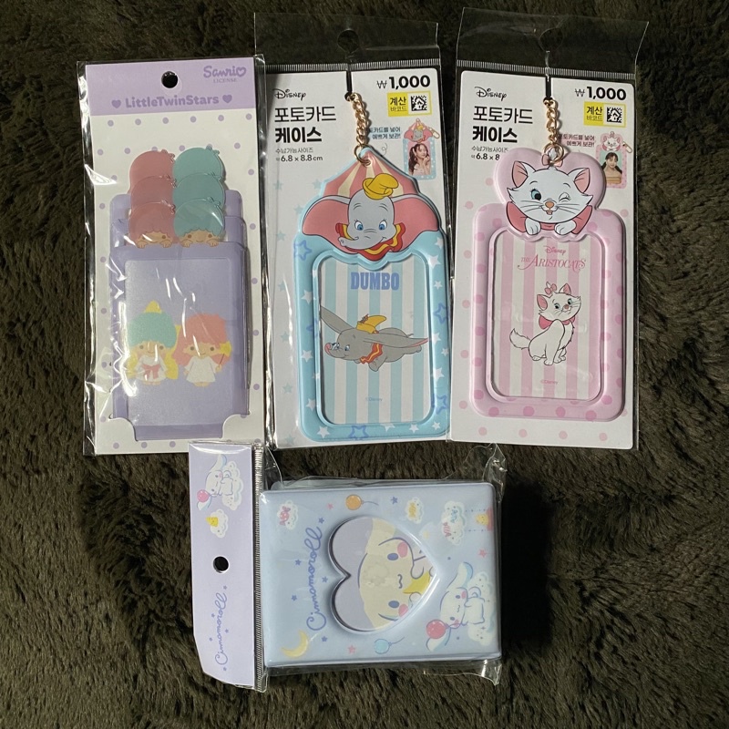 Jual [ ready ] sanrio daiso collect book cahol card holder kolbuk 1p cinnamoroll marie dumbo