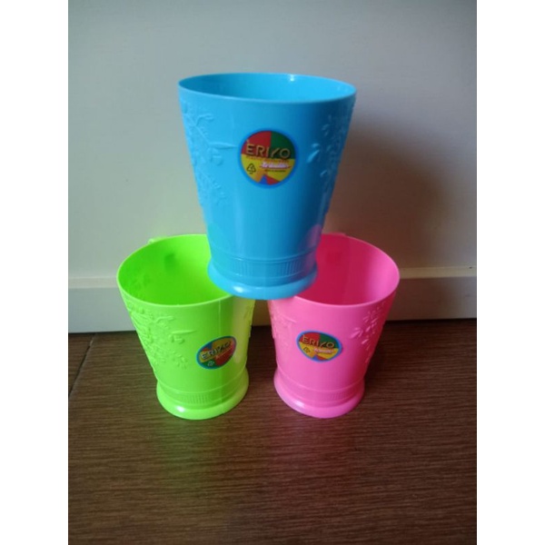 (6pcs) Gelas Kopi Plastik/Gelas Plastik unik/Gelas minum
