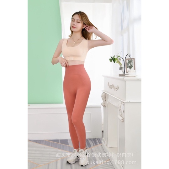 Legging Sport (L33) Celana Olahraga Wanita import 100% Legging Yoga Wanita Gym Bahan lembut dan Elastis