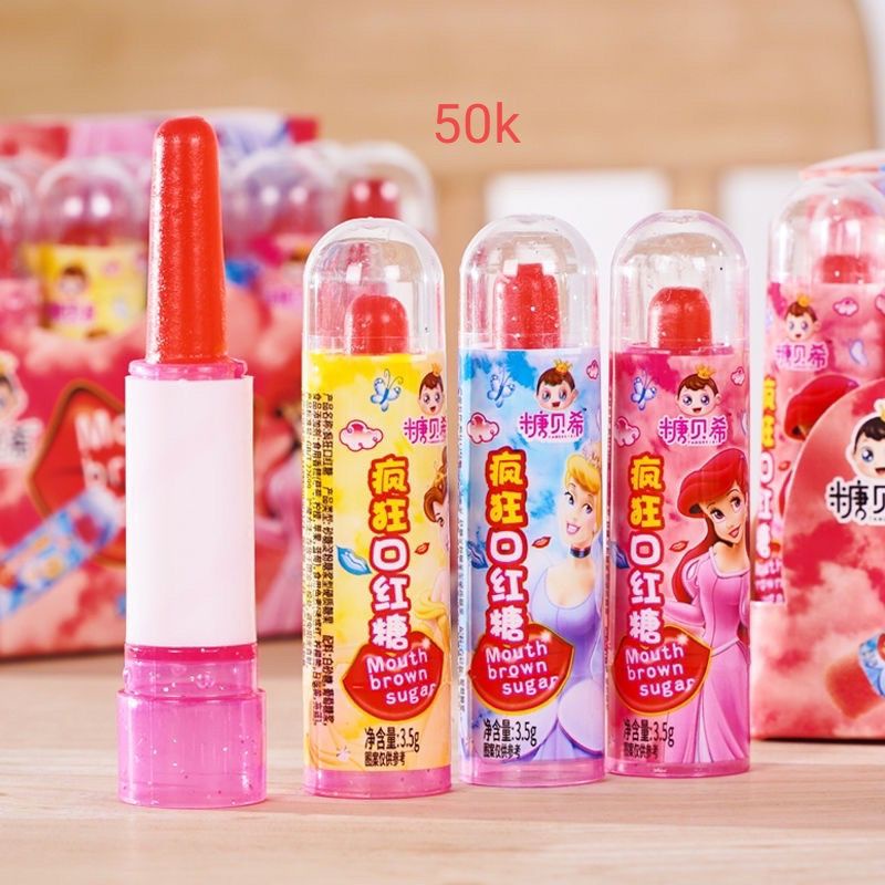 

Permen Lipstik impor led nyala princess