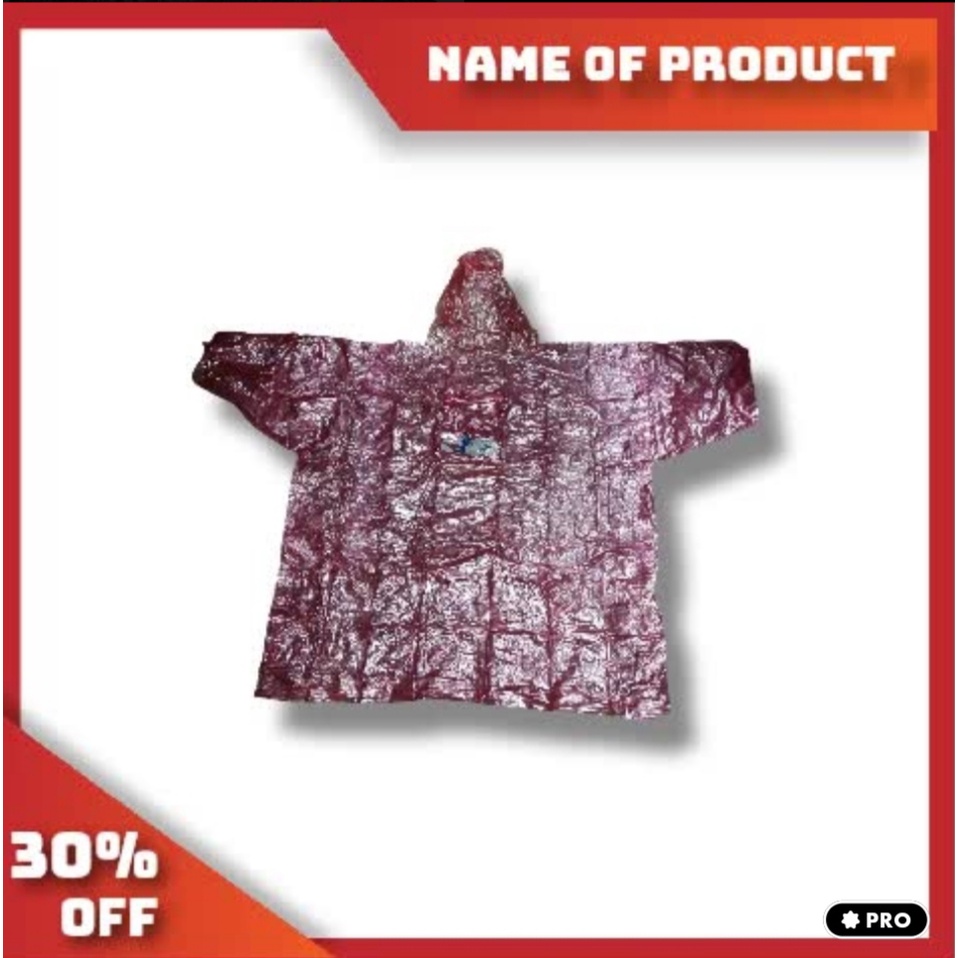 jas hujan anak poncho tangan anak paud dan anak remaja