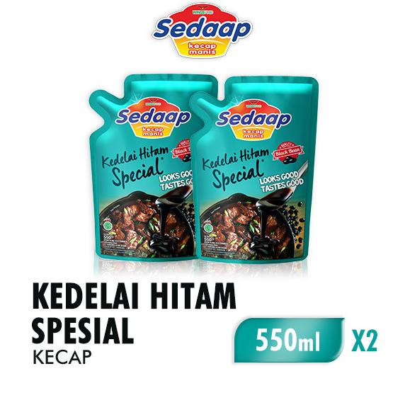 

Sedaap Kecap Manis Kedelai Hitam Spesial 550 ml x 2 Pcs