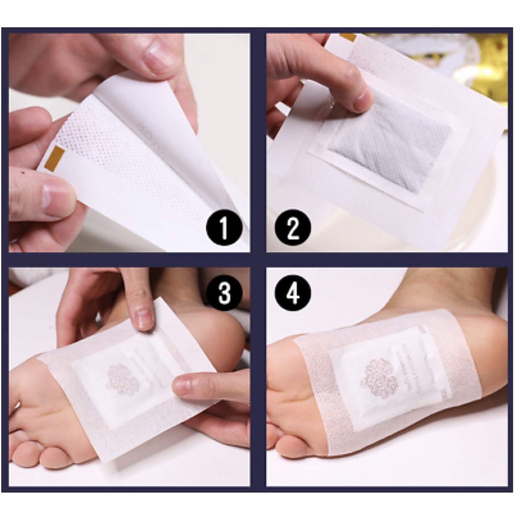 GOLD PRINCESS ROYAL Detoxification Foot Patch Koyo Detox kaki Thailand / Koyo Detoxifikasi