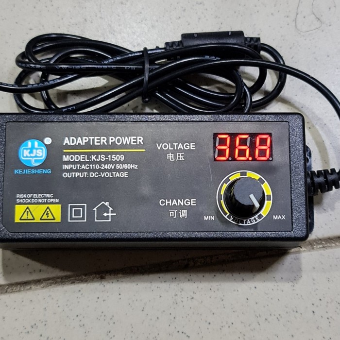 Adaptor Variable Voltage 3Volt ~36Volt #Original