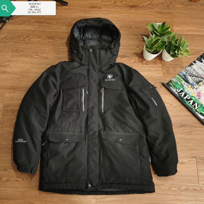 BLACK YAK PARKA DOWN JACKET