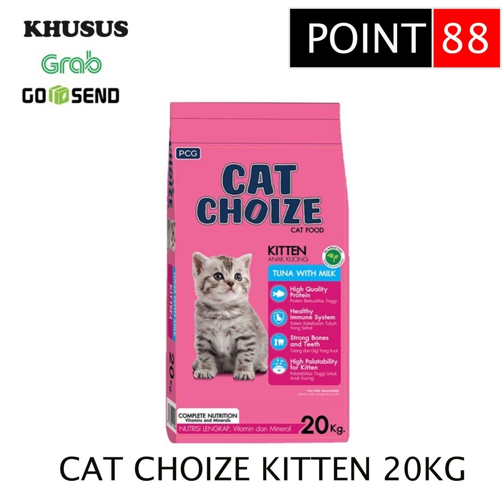 CAT CHOIZE Kitten SALMON/TUNA 20kg (Grab/Gosend)