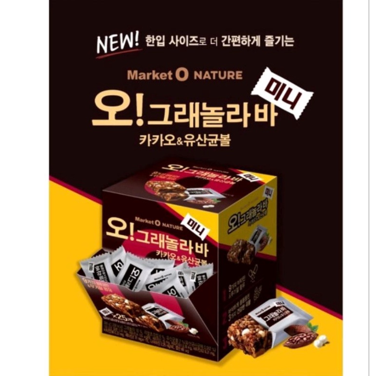 

Market O Nature Granola Bar Kakao Lactobacillus Protein Bar