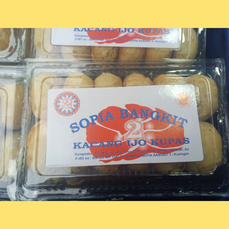 

Sopia Bangkit/Kue Pia Kering Bangkit Kacang Hijau Kupas 12 pcs