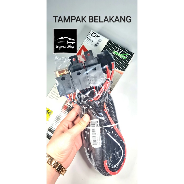 READY - Kabel Set 2 Relay 2 Lampu MX seri SP31 - 2U untuk lampu MOBIL H4