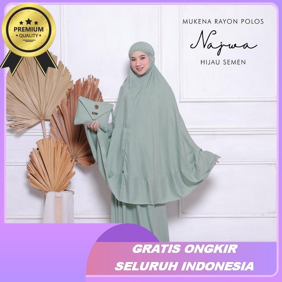 Mukena Rayon Jumbo ( Rayon Printing ) Free Tas Kerut Kening Mungkena Rayon Adem Mukenah Bali Katun J