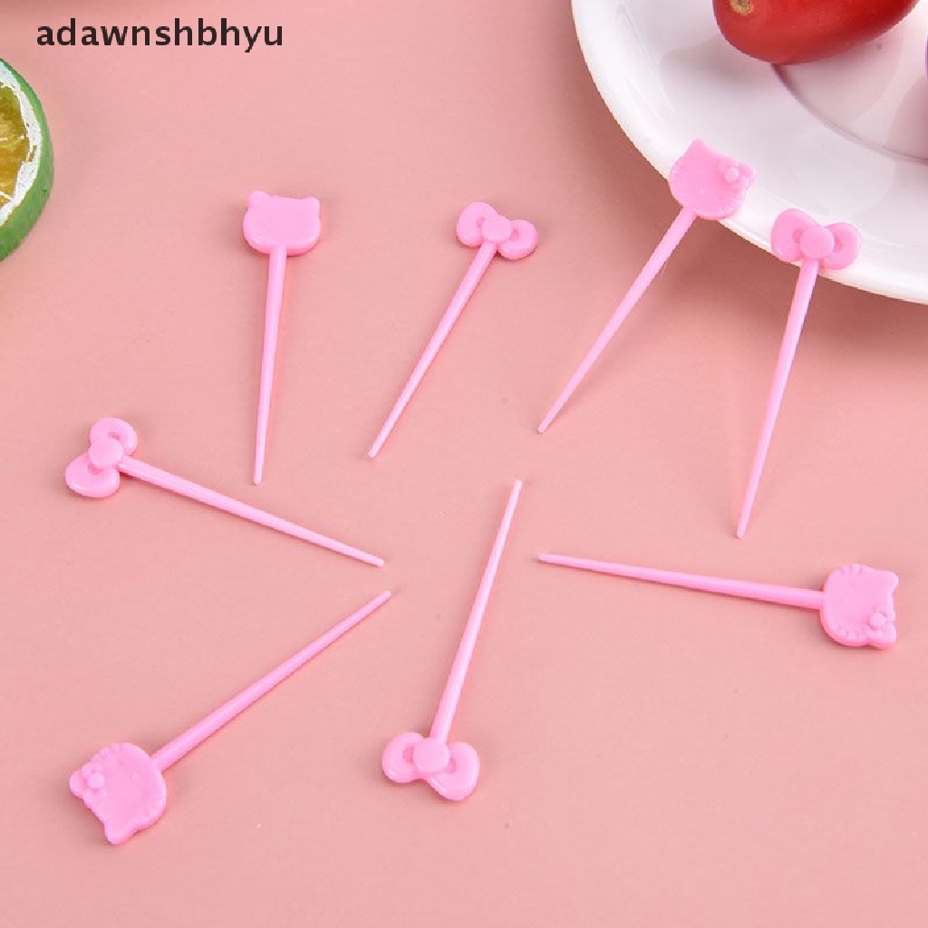 Adawnshbhyu Garpu Buah Lucu Kartun Anak Snack Kue Dessert Pick Tusuk Gigi Dekorasi ID