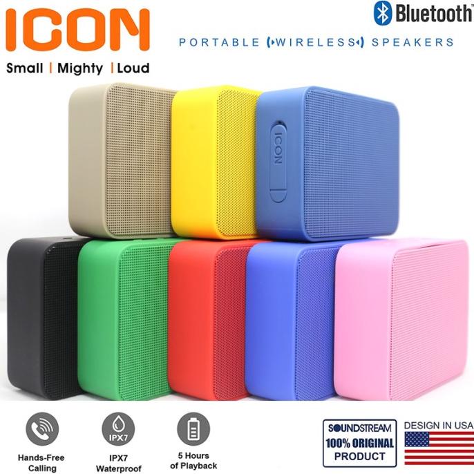 Soundstream ICON IPX7 Waterproof Wireless Portable Bluetooth Speaker