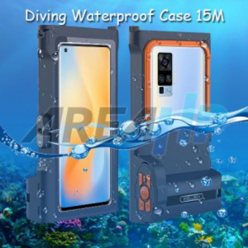 Shellbox Gen 3 Diving Waterproof Case Casing Cover 15M Vivo X50,Pro 2020