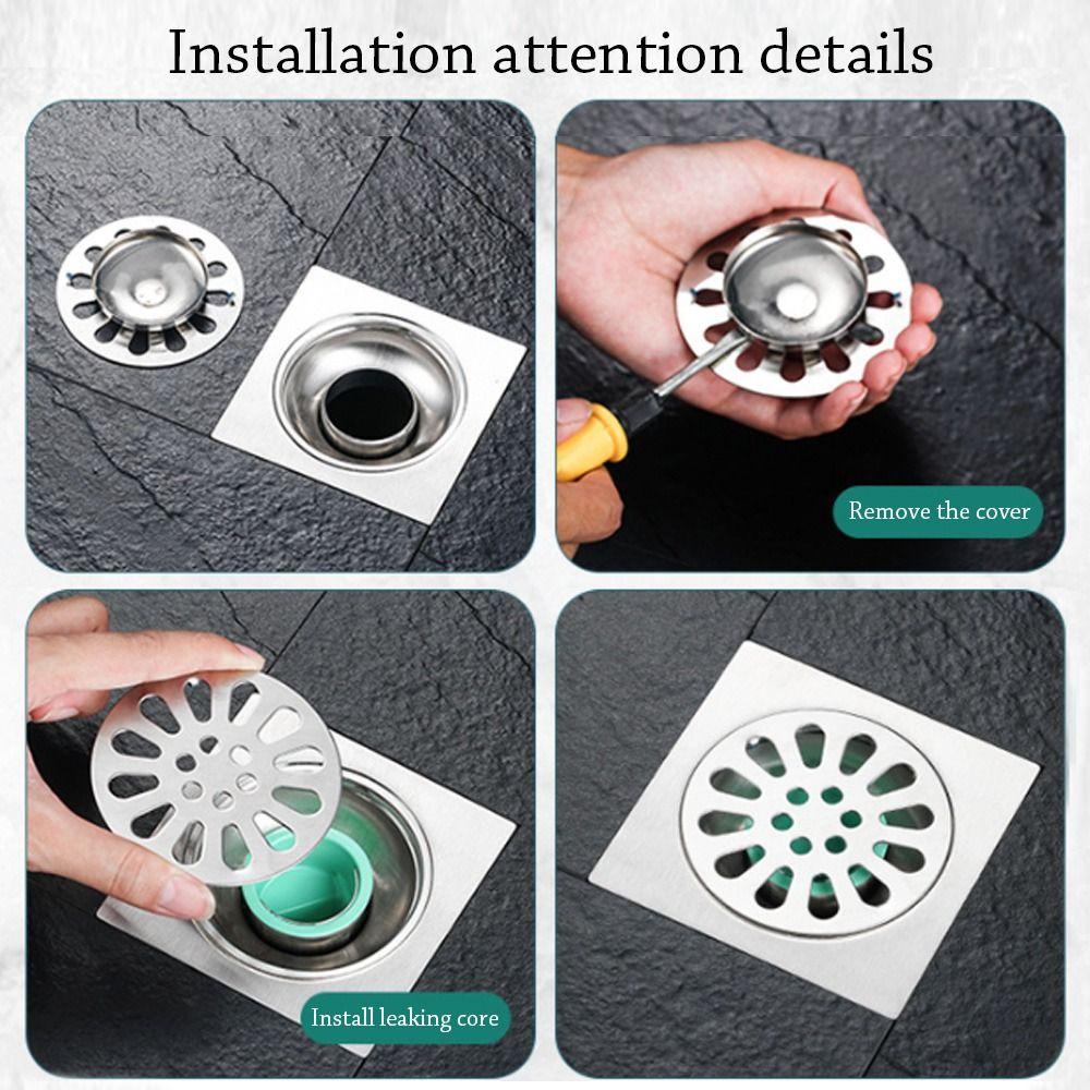 Populer Floor Drain Pencegah Serangga Aksesori Kamar Mandi Katup Satu Arah Stopper Shower Drainer Seal Pipa Air Plug