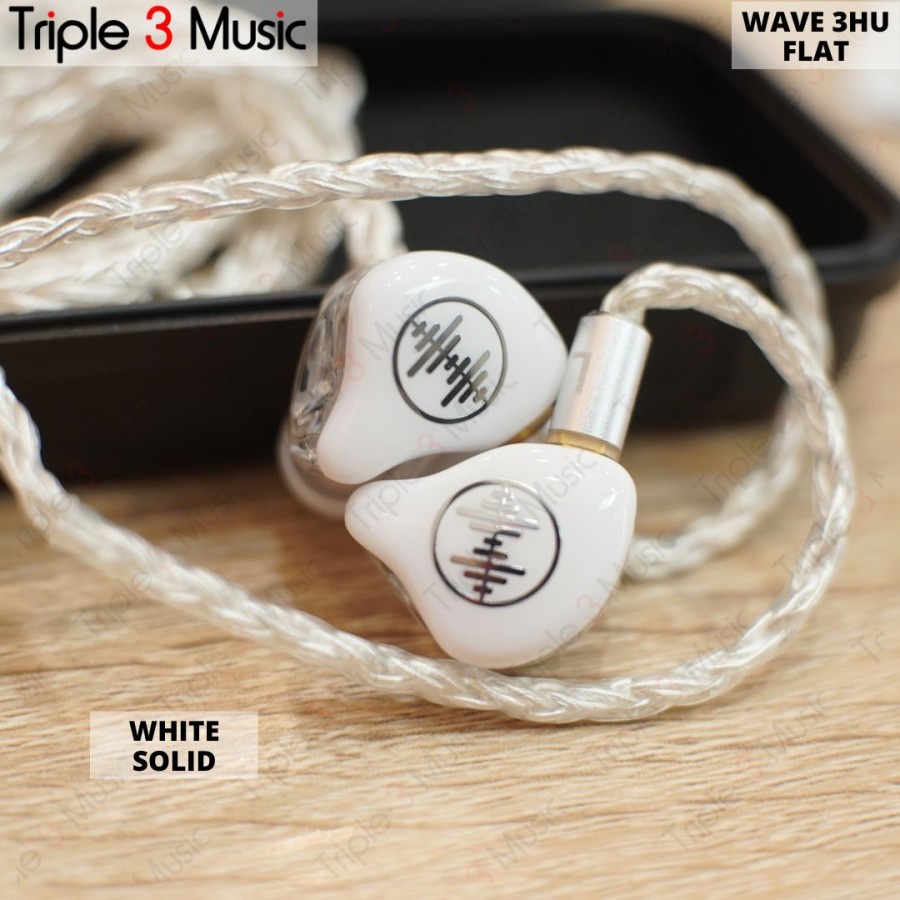 WAVE3HU wave 3HU IEM Flat Edition in ear monitor panggung triple drivr