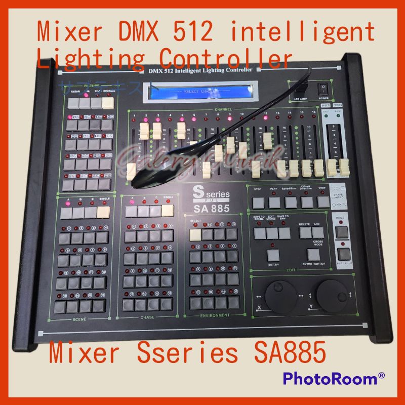 Mixer DMX 512 Sseries SA885 inteligent lighting controller Mixer lampu dmx 512