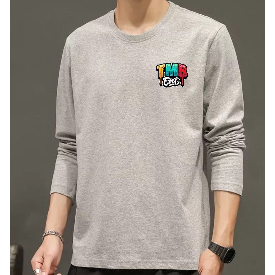 BAJU PRIA TMB LENGAN PANJANG-KAOS PRIA TERBARU-BAJU PRIA UKURAN M,L,XL,XXL-KAOS POLOS TRANDY