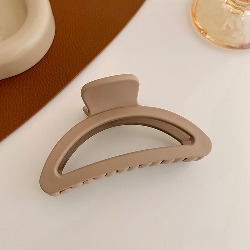 Baru Wanita Fashion Claw Clip Coffee Hitam Akrilik Besar Rambut Cakar Korea Untuk Gadis Hiu Klip Hiasan Kepala Jepit Aksesoris Rambut