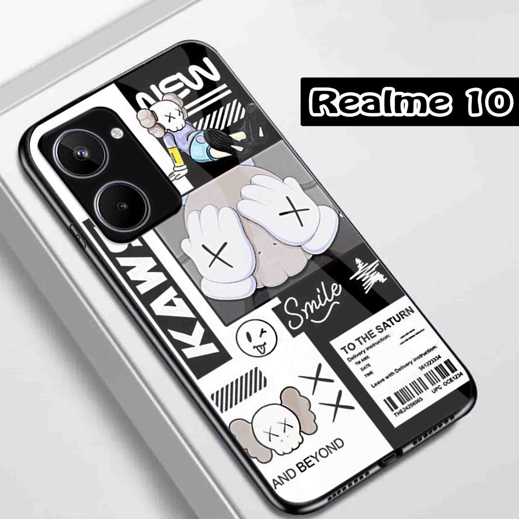 (Q04) Softcase Realme 10 - Softcase Kaca Realme 10 - Case Aesthetic Realme 10 - Case keren Realme 10