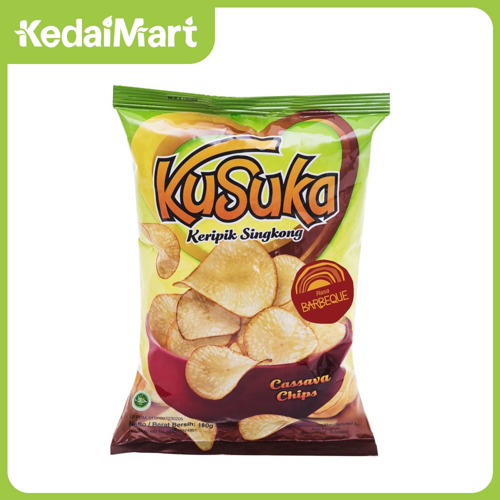 

Kusuka Keripik Singkong Berbeque 180 Gram