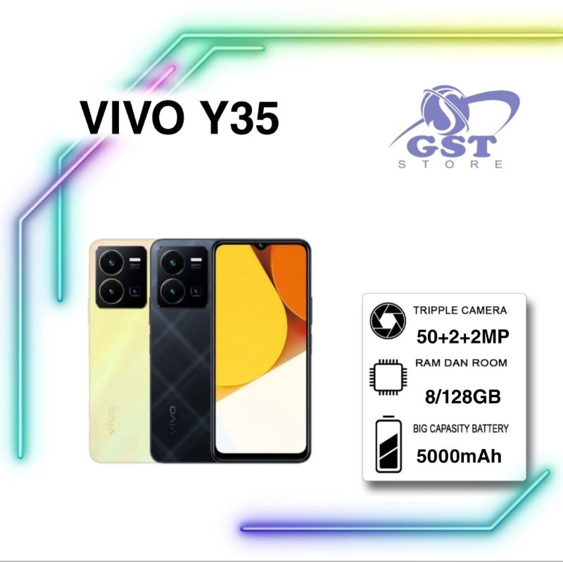 Hp VIVO Y35 RAM 8+8GB, INTERNAL 128gb BEST SELLER!