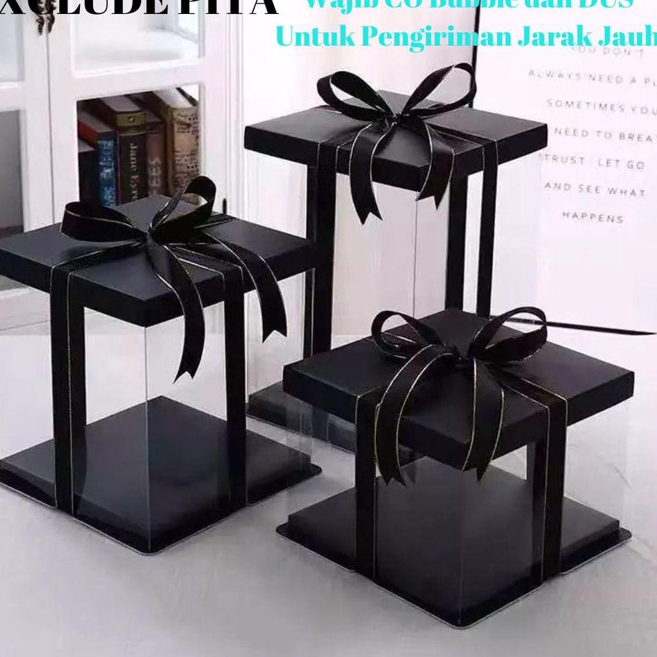 

Trend ダ KOTAK KUE TRANSPARAN UKURAN JUMBO 43X43X40 CM CAKE BOX MIKA TRANSPARAN DISPLAY BOX GROSIR GIFT BOX
