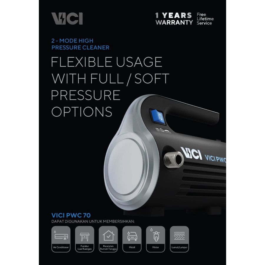 Jet Cleaner VICI PWC70 / High Pressure Cleaner VICI PWC 70