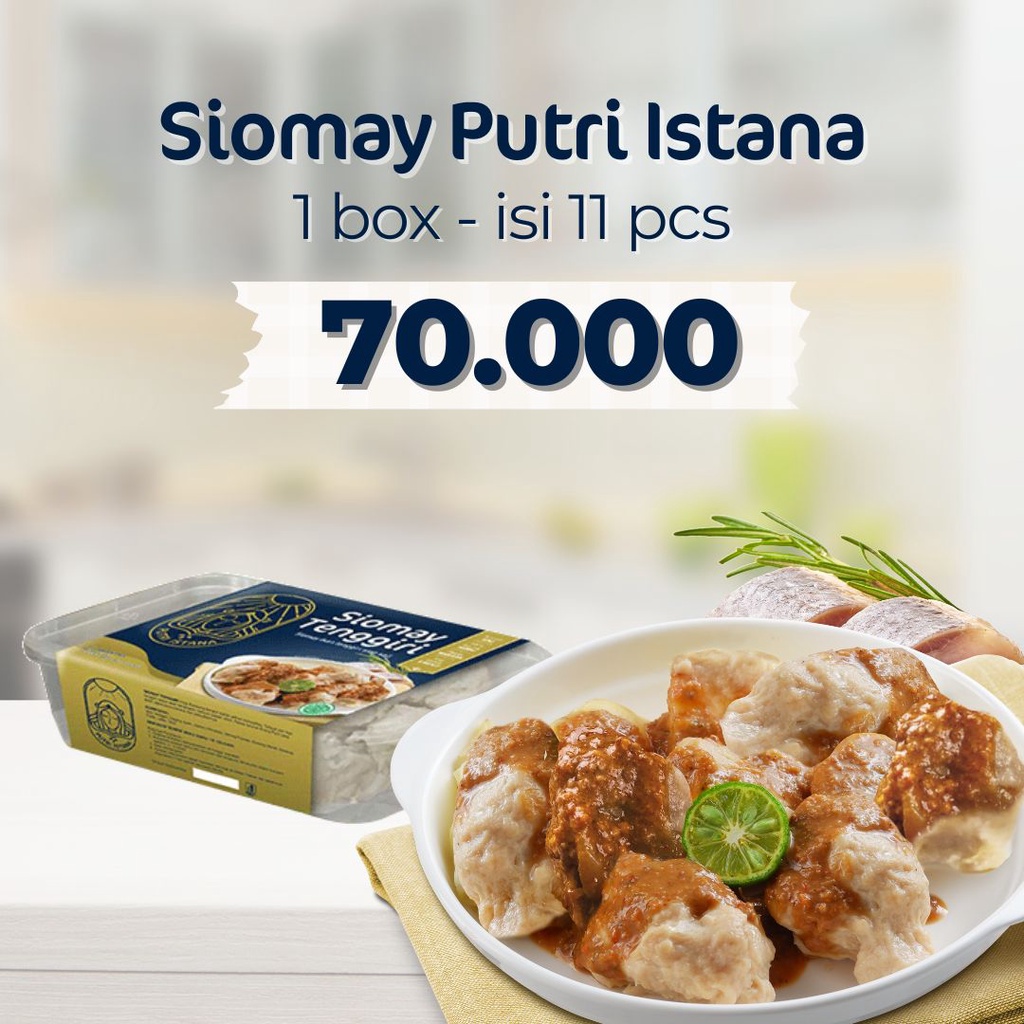 

Siomay Tenggiri Saus Kacang jajanan Premium khas bandung Frozen 1 Box