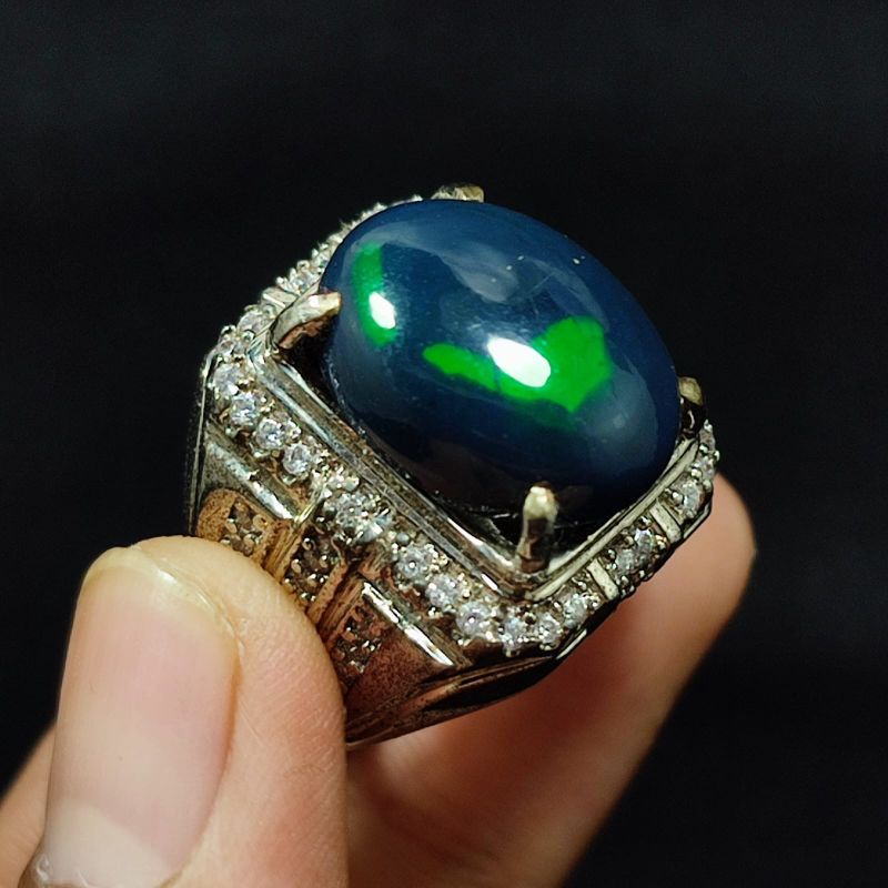 BATU KALIMAYA BLACK OPAL TOP JARONG ASLI NATURAL (JUMBO)