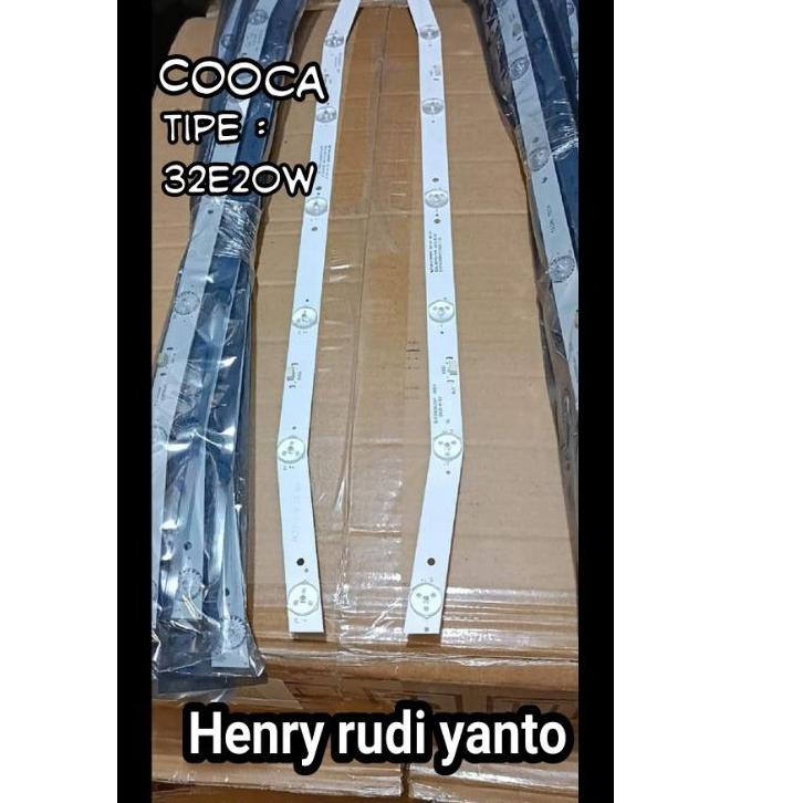 Stok Terbatas BACKLIGHT LCD LED TV COOCA 32E20W 6 VOLT 7 KANCING 7 LED COOCAA
