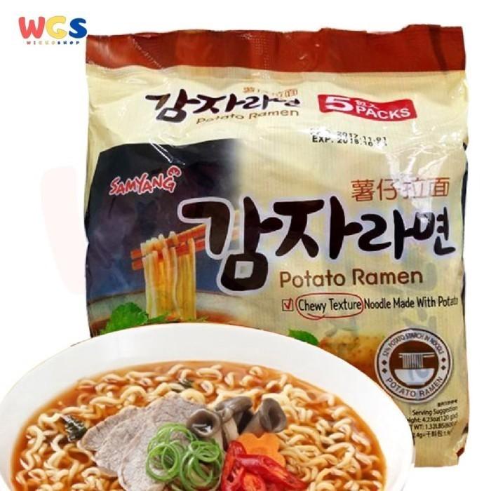 

Terbatas Samyang Ramen Best Korean Chewy Noodles Potato Ramen 5 Pack X 120 Gr 064