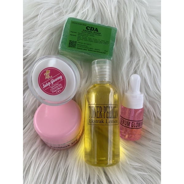 COD PAKET 5in1 PAKET GLOWING ZAYORA 10gr