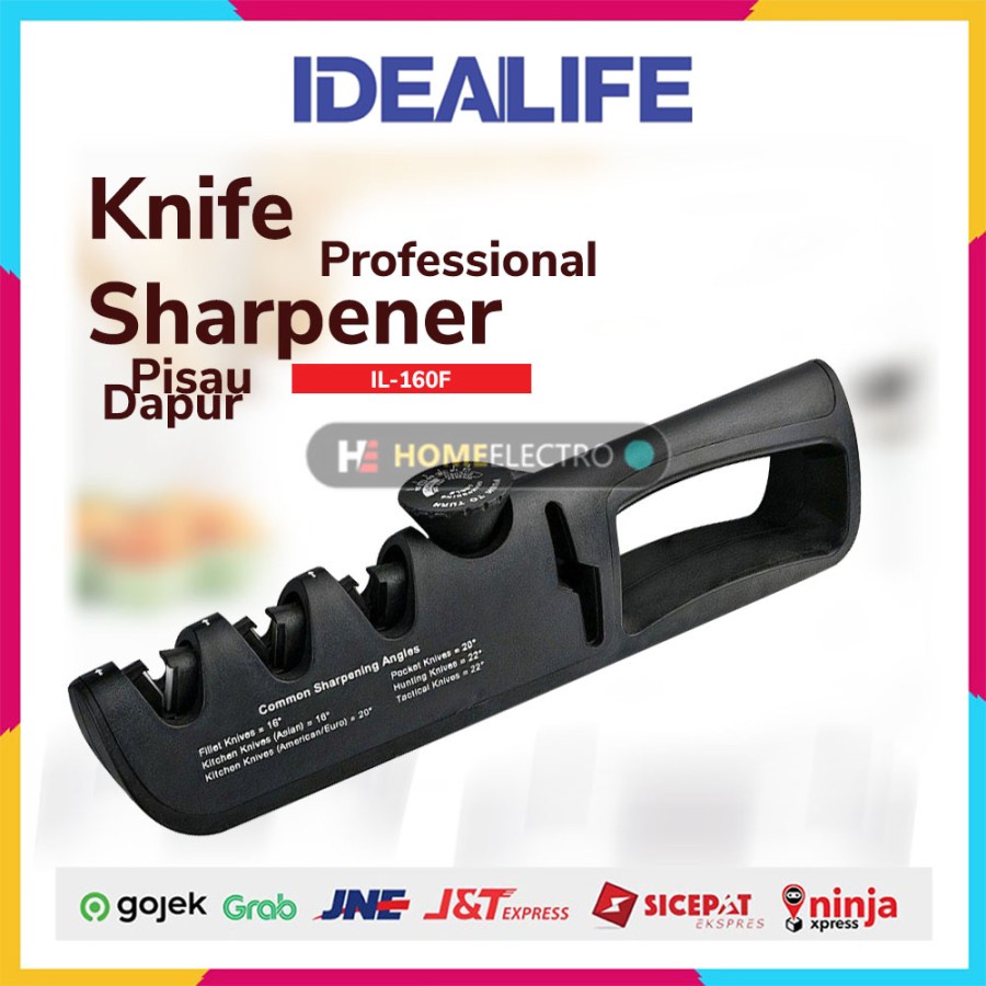 Pengasah Pisau IDEALIFE IL-160F Professional Knife Sharpener