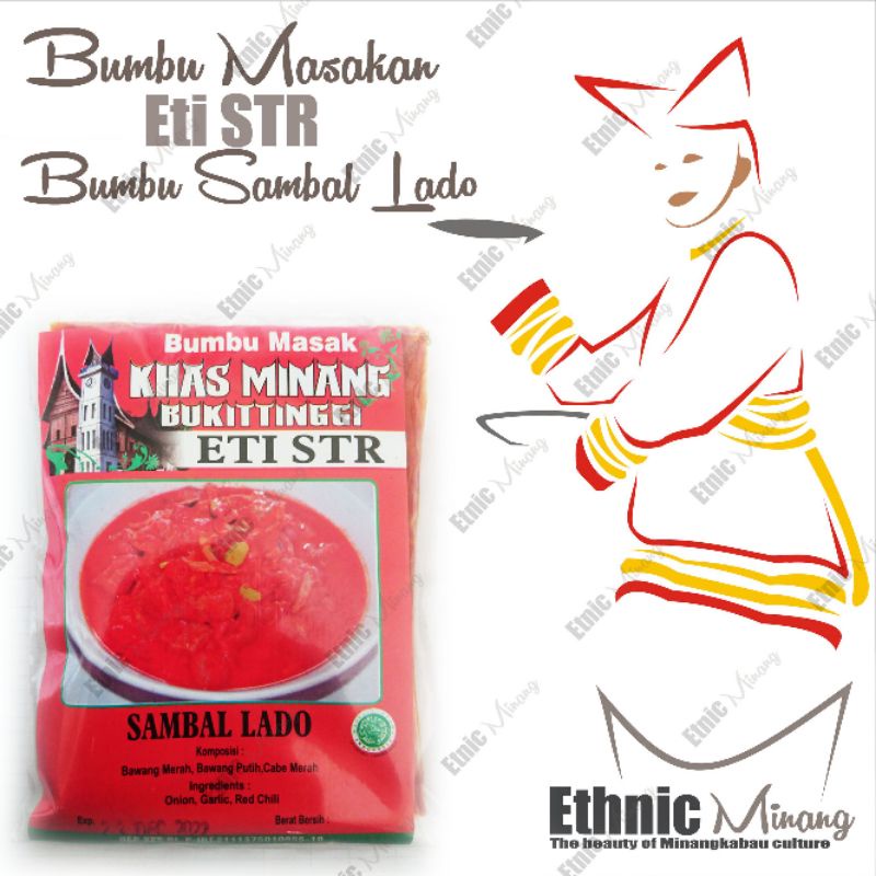 

bumbu samba lado Eti STR khas rumah makan Padang Sumatra barat Sumbar Bukittinggi