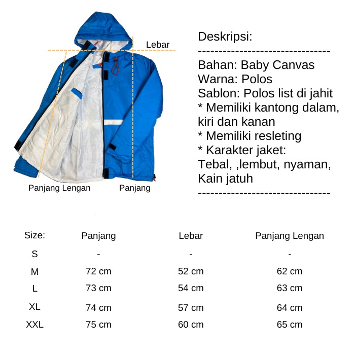 Jaket Pria Hoodie Down Jacket Windbreaker Tebal Adem Kantung Dalam