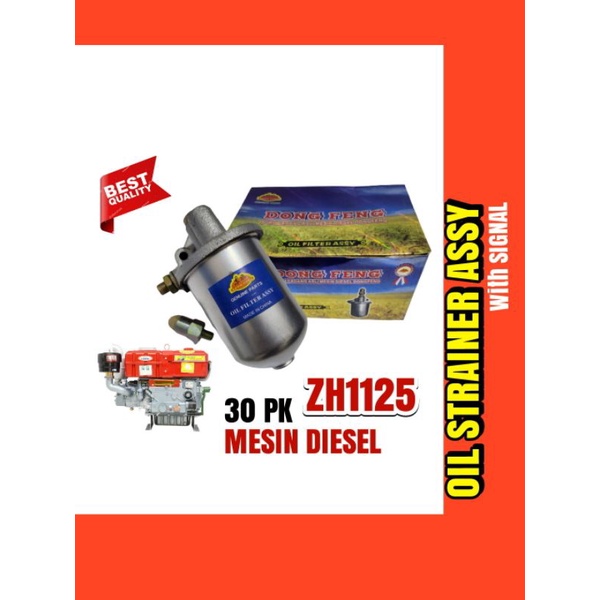 ZH1125 Oil Strainer assy lengkap Oil Signal untuk mesin diesel 30 PK