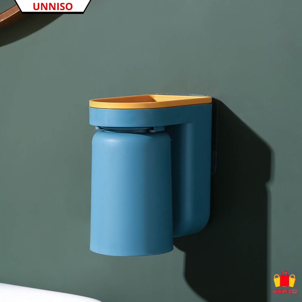 UNNISO - Rack Tempel Tempat Sikat Gigi Toothbrush Holder