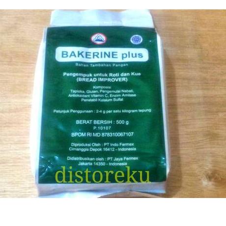 

COD✔️500Gr BAKERINE PLUS BREAD IMPROVER BAKRINE PLUS bahan tambahan pangan untuk pelembut roti dan kue|RA3