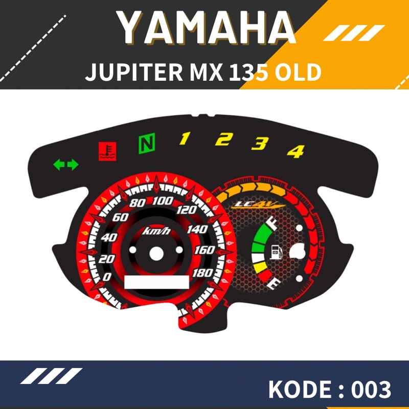 Papan Panel Speedometer Yamah jupiter MX 135 Old