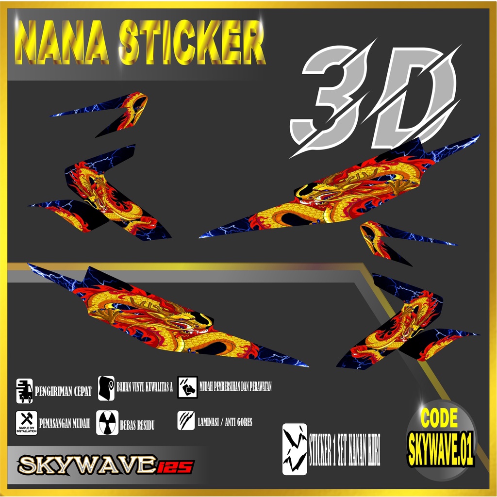 STRIPING SKYWAVE VARIASI STICKER SKYWAVE STICKER LIS LIST SKYWAVE VARIASI 01
