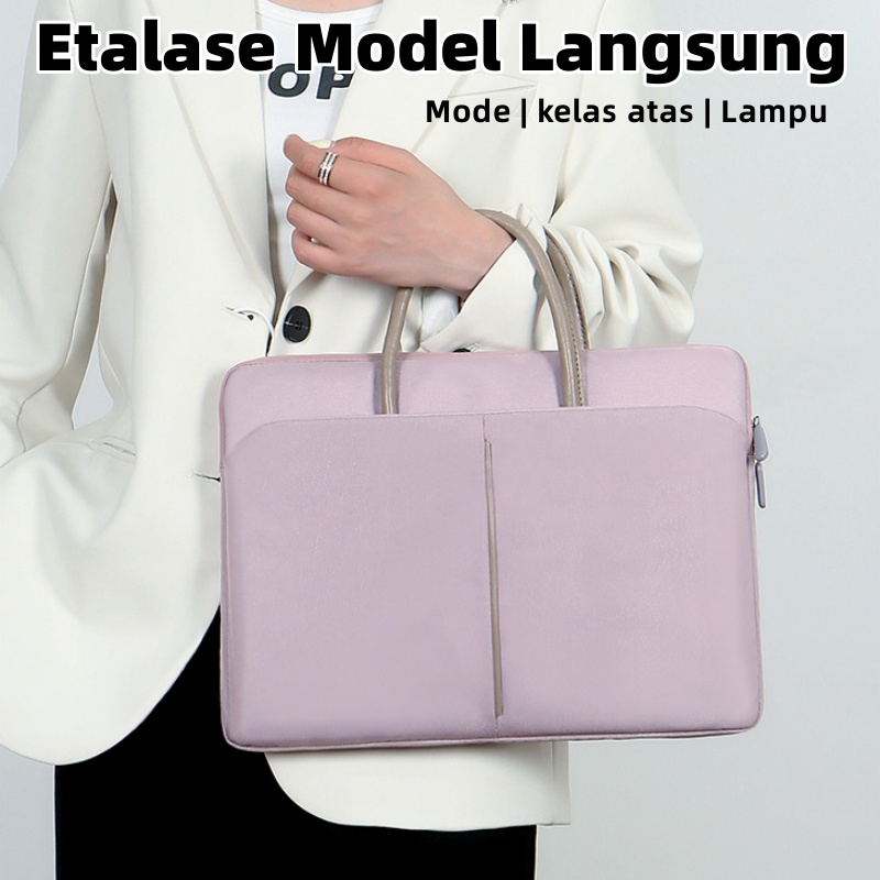[ready stock]Tas Laptop COD Laptop Sleeve Unisex Selempang  Tas Laptop Jinjing Waterproof C97 Laptop Case 13 14 15 Pelindung Laptop