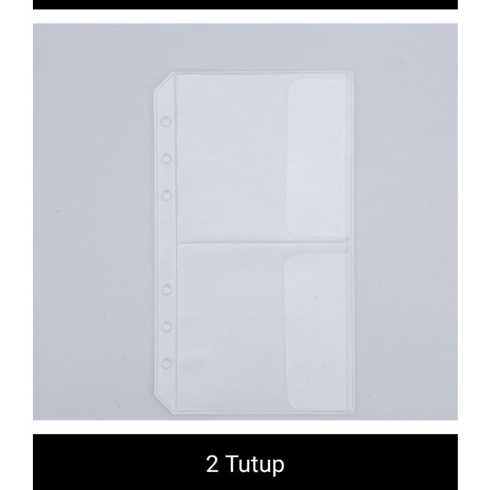 

ZIPPER BAG CARD BAG BINDER 6 RING UKURAN A6