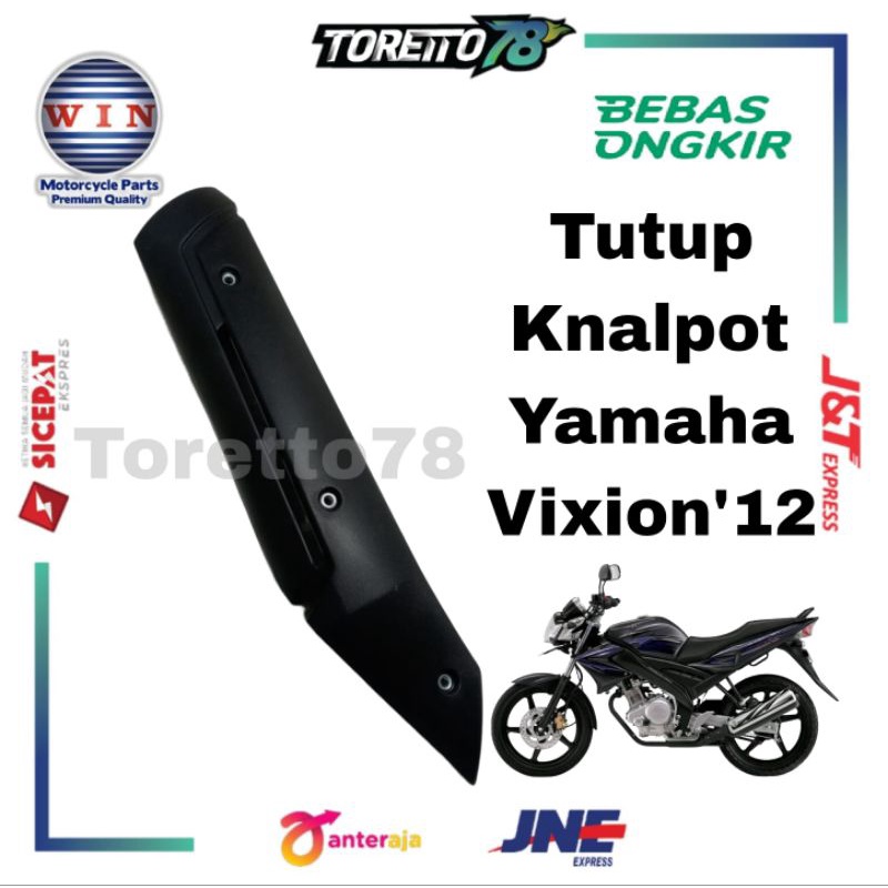 Tameng Knalpot Tutup Knalpot Yamaha Vixion '12  Merk win